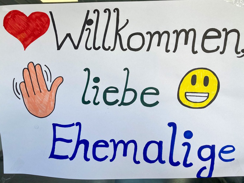 Willkommensplakat